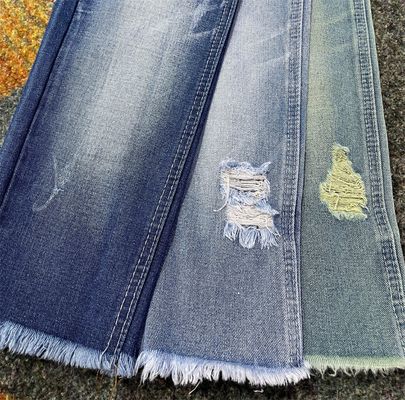 acheter TWILL style coton polyester INDIGO sombre denim tissu blanc 60% coton JSD3077 Pour les jeans online manufacture