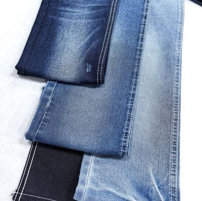 acheter Tissu en denim bleu foncé de poids lourd et de haute étirage. online manufacture