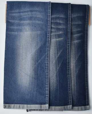 acheter Polyester de coton résistant au rétrécissement SPANDEX bleu foncé Tissu de denim QY1022 8,8 oz online manufacture
