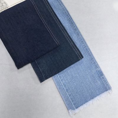 acheter Tissu denim jacquard chevrons bleu foncé 10oz Extensible Non extensible pour jeans ou manteau En stock fabrication en ligne