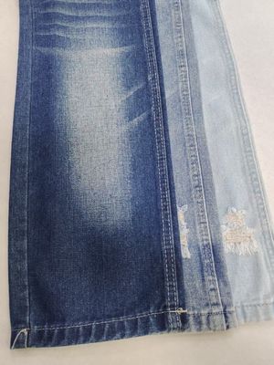 acheter Tissu denim indigo foncé en coton, polyester et rayonne avec construction 10x10 JSD3086 9.6oz online manufacture
