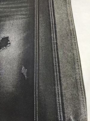 acheter Super doux poids lourd coton polyester noir denim tissu avec 180cm pleine largeur JSD3172A 13 oz online manufacture