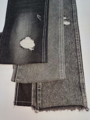 acheter 62%Tissus en coton denim non élastique noir/blanc avec 10x7 Construction JSD3022B pour jeans pour garçons online manufacture