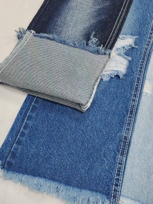 acheter Tissu denim INDIGO FONCÉ 90% COTON de bonne qualité JSD3071 sans stretch pour jeans, vêtements en gros online manufacture