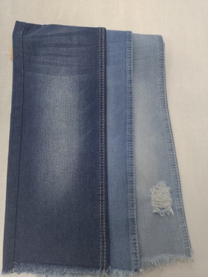 acheter 64.2% Coton 10.8oz Pas élastique Coton Polyester Rayonne INDIGO FONCÉ 178-180cm Tissu denim 10*7 JSD3134 online manufacture