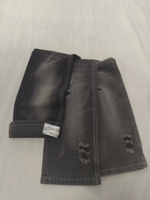 acheter 64.2% coton sans étirement coton polyester noir/noir 178-180 cm Tissu denim 10*10 JSD3226A online manufacture