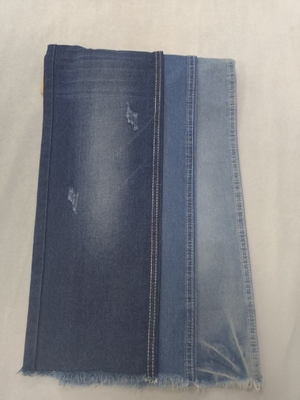 acheter 9.7oz Right Twill Style Pas d' étirement coton polyester viscose INDIGO 178-180cm Tissu en denim 12x12 JSD3227 online manufacture