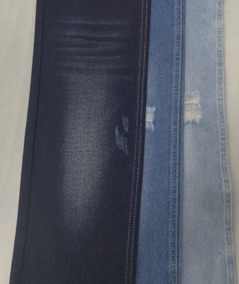 acheter 85% Coton Sans élastique Coton Polyester INDIGO FONCÉ Tissu Denim 170cm 8x7 JSD3258 online manufacture