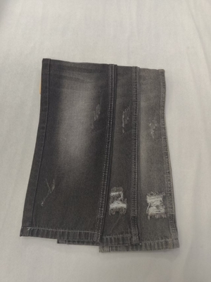 acheter 70% coton 23% rayon 7% polyester denim tissu 9,3 oz noir blanc online manufacture