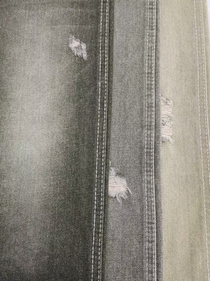 acheter Le style TWILL droit 62% coton APPLE GREEN couleur denim tissu tissé avec 10 * 7 construction JSD3022G pour les jeans online manufacture