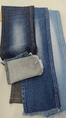 acheter 98% coton 2% spandex 9,7 oz INDIGO 7+7x8/30 Tissu élastique en denim JSD3209 pour les jeans de mode online manufacture
