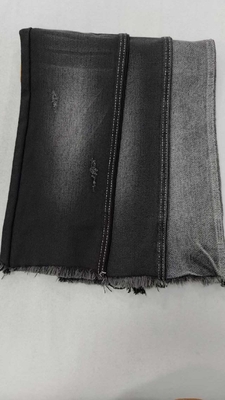acheter 9.9oz, 76.2% Coton NOIR/NOIR Tissu denim de haute qualité 7+7x8/40 JSD3209A pour jeans de mode online manufacture