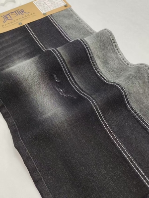 acheter Tissu denim extensible sergé NOIR/BLANC, 72% coton, grande largeur 180cm JSD3110B Pour Jeans Décontractés online manufacture