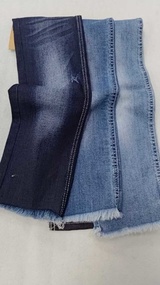 acheter Tissu denim INDIGO FONCÉ de haute qualité, 9 oz, 98% coton, 2% élasthanne, JSD3432, pour jeans de mode online manufacture