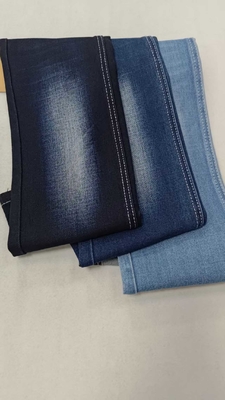 acheter 14 oz bleu foncé avec une largeur totale de 153 à 155 cm Tissu denim étirable léger JSD3437-1 pour pantalon de mode pantalon online manufacture