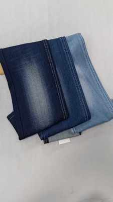 acheter 12.5oz bleu foncé avec une largeur totale de 168-170cm Élasticité légère sur les deux vents et la déformation Tissu denim JSD3438-2 pour pantalon de mode online manufacture