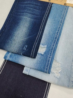 acheter 75% de coton non étiré TWILL style denim Tissu avec 10+10*10Construction pour les jeans online manufacture