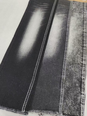 acheter Tissu denim 68% coton, style sergé NOIR/NOIR, 9.7oz, construction 10*21/70 pour jeans online manufacture