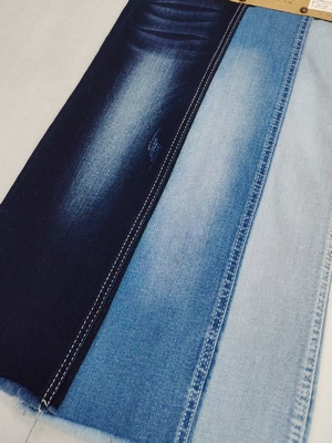 acheter Dual-Core Siro Yarn Cross Slub  85%Cotton Stretch Denim Fabric 12S For Jeans Or Coat online manufacture