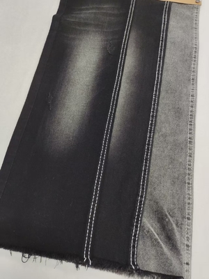 acheter Tissu denim extensible sergé de poids moyen 8.3oz, 75% coton, style NOIR/NOIR, construction 12+12*21/40 JSD3225A pour jeans femme online manufacture