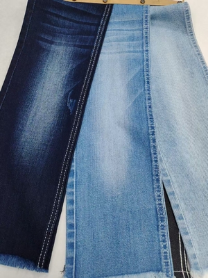 acheter Tissu denim indigo foncé à effet de slub de chaîne en fil Siro 8.8oz, construction 10+10*16/55 JSD3302 pour jeans femme online manufacture