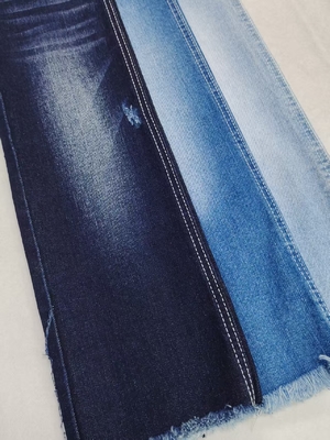 acheter 10.7 oz Indigo noir Tissu en denim 3/1 Droit Twill 8S Pour les jeans de petit ami online manufacture