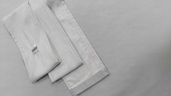 acheter Siro moyen élastique 9.5oz Blanc/Gris avec construction pleine largeur 178-180 cm  Tissu Denim 8.5+10×8/55/75  JSD3410-1 online manufacture