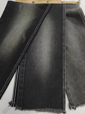 acheter 11.2oz 60%Cotton Denim Fabric 7S BLACK/BLACK For Youth Denim Pants online manufacture
