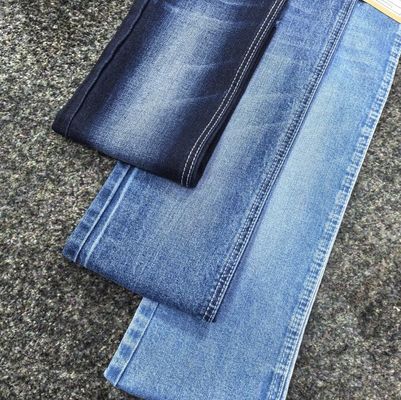 Tissu en denim spandex en coton bleu foncé de haute qualité pour jeans homme