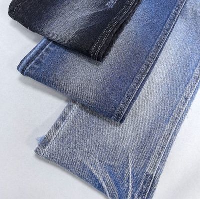 98% coton 2% spandex super bleu foncé étirement denim tissu pour les jeans
