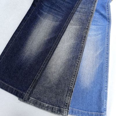 Double noyau coton spandex denim tissu bleu foncé denim tissu 8,6 oz