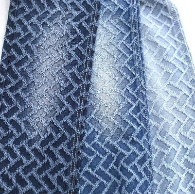 Poids lourd à gauche Twill Non étirement motif spécial Denim Tissu 10oz 178-180CM