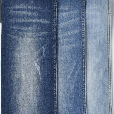 Tissus en coton résistant au rétrécissement SPANDEX DENIM QY005-3 8,7 oz