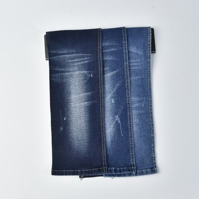 Tissus en coton polyester spandex en denim QY037-6 9,5 oz fils teints