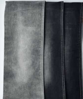 Vêtements de coton polyester résistant à la rétrécissement Tissu en denim spandex 12,8 oz