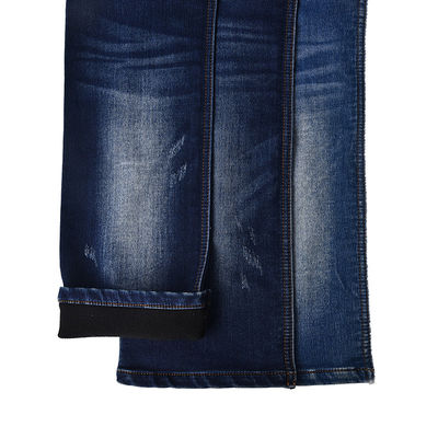 Résistant au rétrécissement Faux Tricot Denim 10,4 oz 46% Coton 48,2% Polyéther 4,3% Viscose 1,5% Spandex