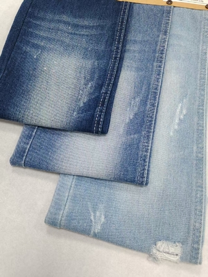 Tissu en coton polyester denim non étiré DARK INDIGO JSD3226 pour les jeans d'été style de vêtements TWILL