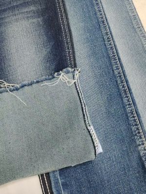 Tissu denim en coton polyester rayonne super extensible, sergé 11 oz, pour jeans homme