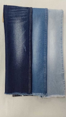 98% de coton 2% de spandex INDIGO 12+11*16/55D Tissu en denim élastique JSD1013-1 pour les jeans de mode