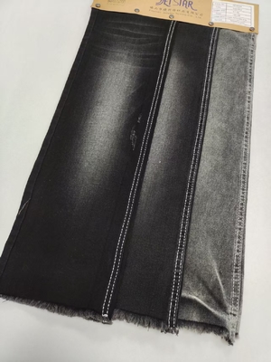 Faible rétrécissement 4 façons étirer 75% coton twill style Tissu denim avec 180cm largeur totale JSD3037A pour les jeans petit ami
