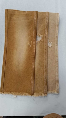 10.6oz DARK KHAKI 10x7 avec une largeur totale de 180cm Pas de tissu denim élastique JSD3023DK-R en gros